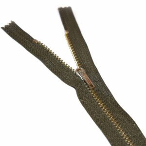 Trouser Zips  Straight  Lovat