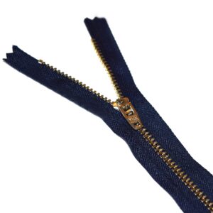 Trouser Zips  Straight  Navy