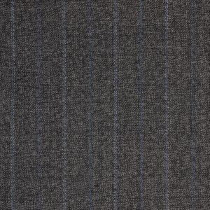 Mid Grey Twist with Pale Blue Stripe