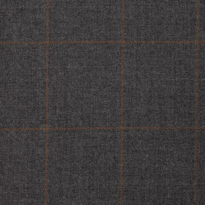Medium Grey With Rust Windowpane