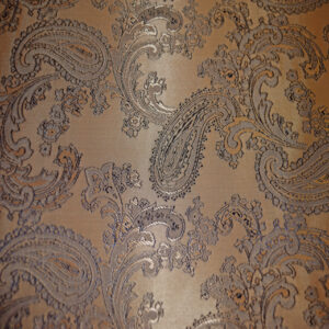 JACQUARD PAISLEY - Old Gold / Blue