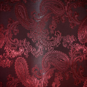 JACQUARD PAISLEY - Wine/Maroon
