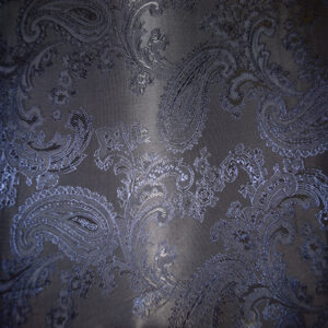 JACQUARD PAISLEY - Grey Green/Light blue