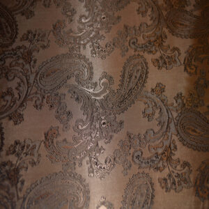 JACQUARD PAISLEY - Rust & Midnight Blue
