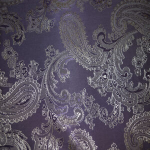 JACQUARD PAISLEY - Gold/Lilac & Gold