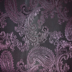 JACQUARD PAISLEY - Dark Purple & Pink