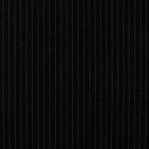 Black with Narrow Pinstripe