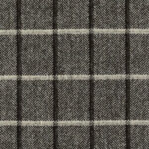 Dark Brown & Grey Herringone with Grey & Brown Overcheck