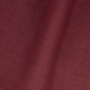 Maroon Red Washed Linen
