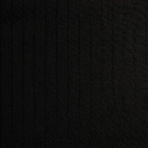 Super 120s Black Wide Self Reverse Chalk Stripe