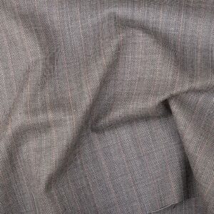Black and White Herringbone with White and Orange Pinstripe