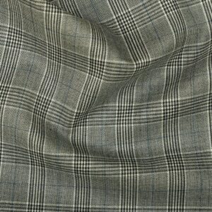 Black and white fancy check