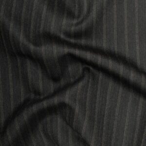 Dark Grey with Ecru and Gold Pinstripe