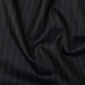 Dark Navy with Ecru and Gold Pinstripe
