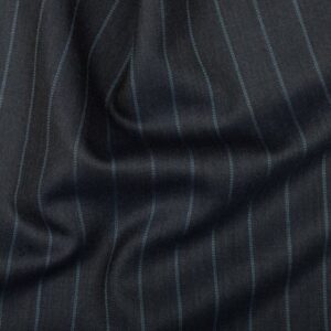 Airforce Blue with Ecru and Blue Pinstripe