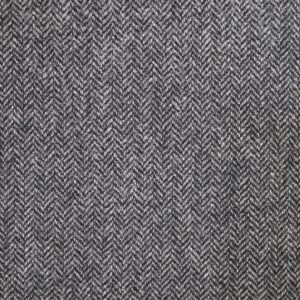 Light Grey/Black Herringbone